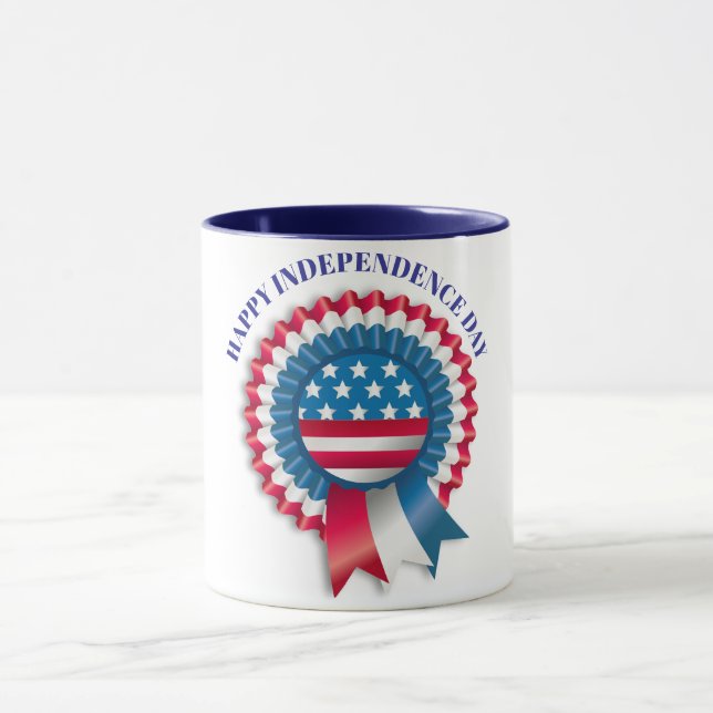 Taza Personalizado galardonado con el premio Patriotic  (Centro)