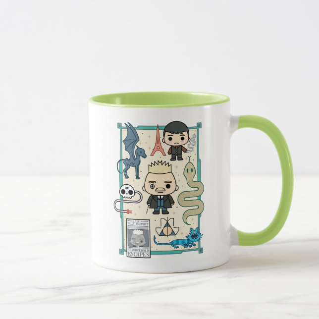 Taza Personalizado GELLERT GRINDELWALD™ y Barebone (Derecha)