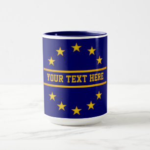 Taza PERSONALIZADO GOLDEN STARS mug - elegir estilo y c