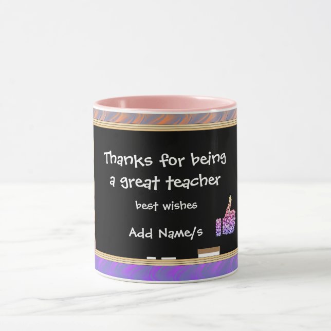 Taza Personalizado gracias al profesor (Centro)