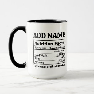 Taza Personalizado Gracias Mug Coworker Boss Fun de Cum