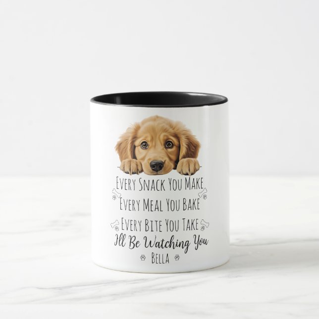 Taza Personalizado gracioso de perro de la recuperación (Centro)