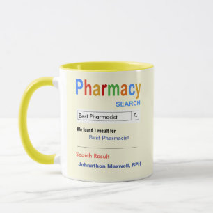 Taza Personalizado gracioso Mejor Regalo Farmacéutico M