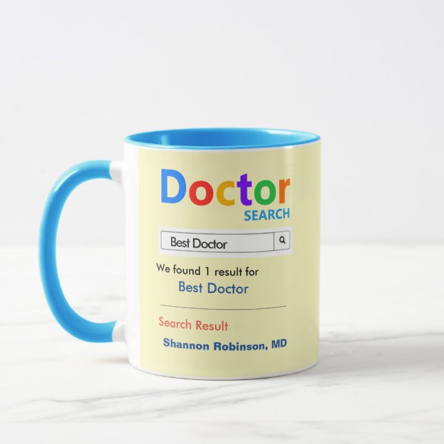 Taza Personalizado gracioso mejor regalo Médica Mug (Izquierda)