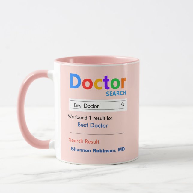 Taza Personalizado gracioso mejor regalo Médica Mug (Izquierda)