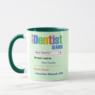 Taza Personalizado gracioso mejor regalo para dentistas