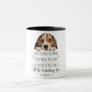 Taza Personalizado gracioso Perro Beagle