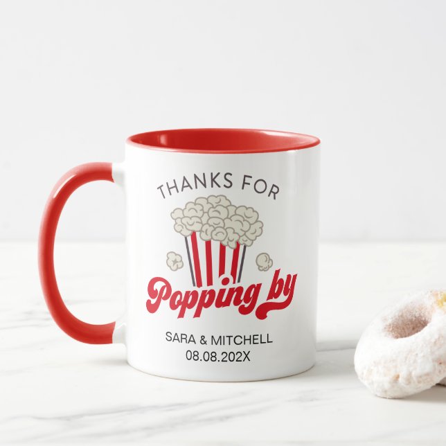 Taza Personalizado Guardar la abrazadera de popcorn de  (Con donut)