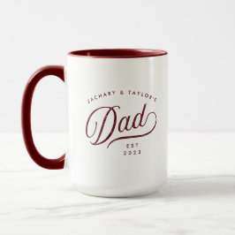 Taza Personalizado Guión Mug papá Mug Día del padre Mug