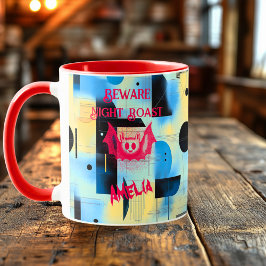 Taza Personalizado Halloween - Vibrante fiesta nocturna
