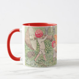 Taza Personalizado hongo cuento de hadas Elsa Beskow Mu