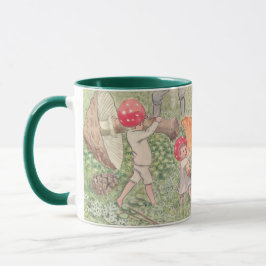 Taza Personalizado hongo cuento de hadas Elsa Beskow Mu