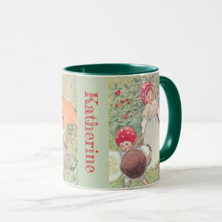 Taza Personalizado hongo cuento de hadas Elsa Beskow Mu