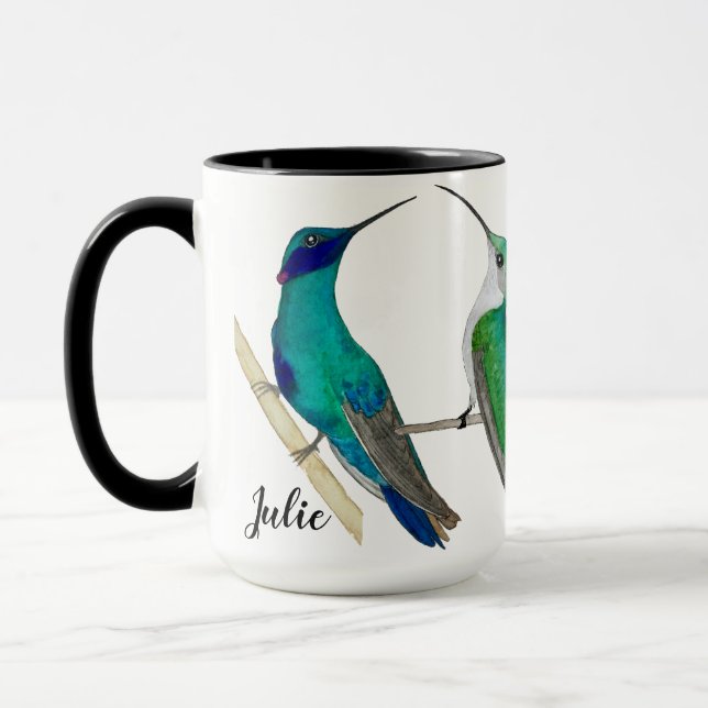 Taza Personalizado Hummingbirds Mug (Izquierda)