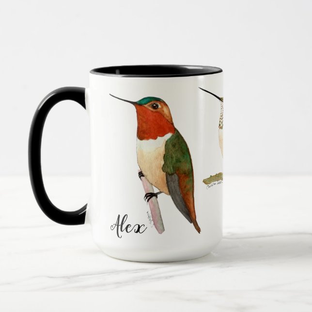Taza Personalizado Hummingbirds Mug (Izquierda)