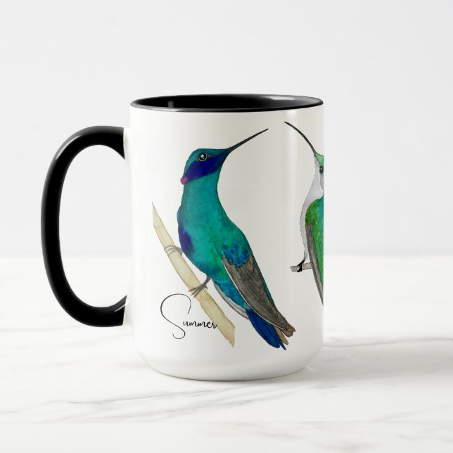 Taza Personalizado Hummingbirds Mug (Izquierda)
