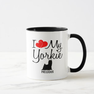 Taza Personalizado I Love My Yorkie