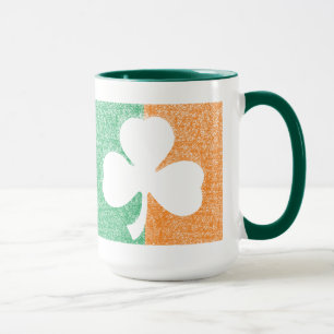 Taza Personalizado irlandés Shamrock mug - elegir estil