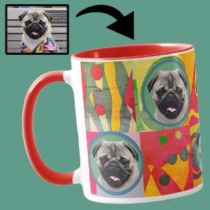 Taza Personalizado lindo foto perro amante mamá regalo 