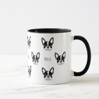 Personalizado lindo french bulldog mug