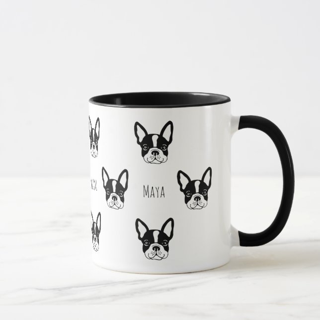 Taza Personalizado lindo french bulldog mug (Derecha)