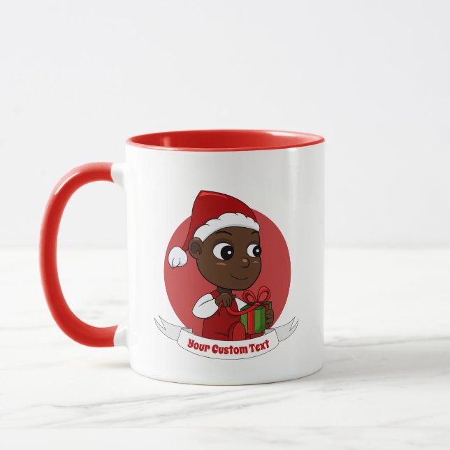 Taza Personalizado lindos Navidades bebé personalizado  (Izquierda)