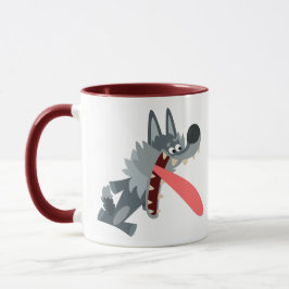 Taza Personalizado Lobo, muy emocionado