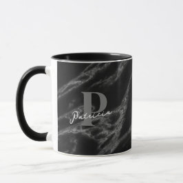 Taza Personalizado Marble Black