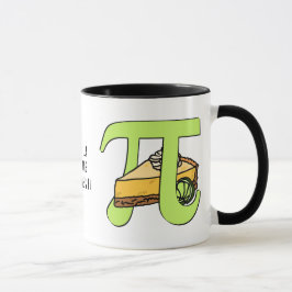 Taza Personalizado me encanta el día de PIE y PI