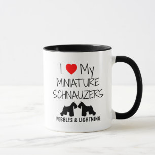 Taza Personalizado Me Encanta Mis Dos Becas En Miniatur
