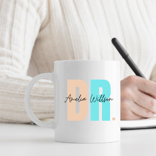 Taza Personalizado Médico nombre mug