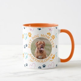 Taza Personalizado MEJOR MAMÁ DE PERRO DEL MUNDO Mastif