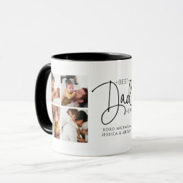 Taza Personalizado 'Mejor Papá del Mundo' de 8 fotos