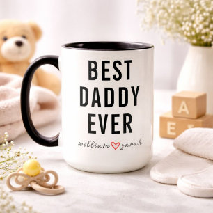 Taza Personalizado Mejor Papá del Mundo   Día del Padre