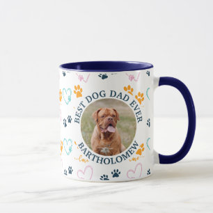 Taza Personalizado MEJOR PAPÁ PERRO DE TODOS Mastif Fot