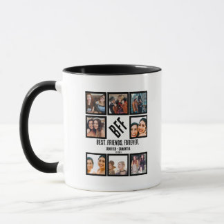 Taza Personalizado Mejores Amigos Para Siempre Collage 