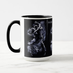 Taza Personalizado Monograma Pareja de baile