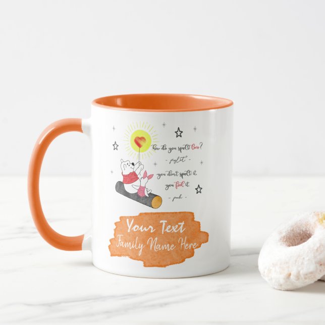 Taza Personalizado / Mug de Acción de Gracias (Con donut)