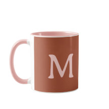 Personalizado Naranja quemado Monograma