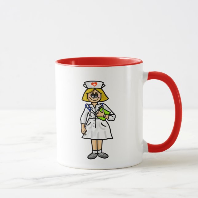 Taza Personalizado Nurse Mug (Derecha)