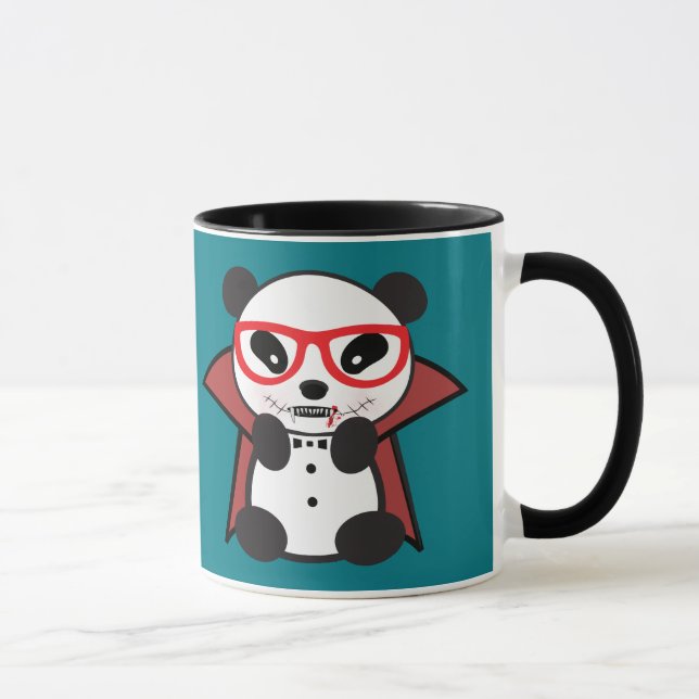 Taza Personalizado Panda Bear Vampire Mug - Panda Lover (Derecha)
