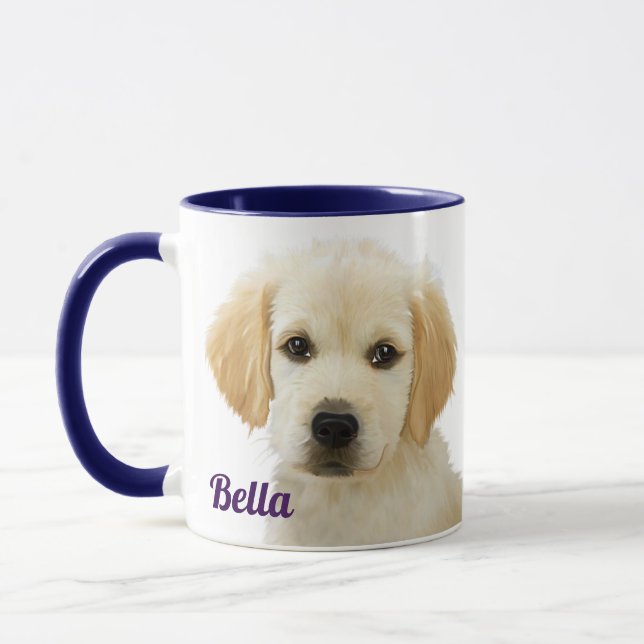 Taza Personalizado Perro Mug - Monumento a los Mascotas (Izquierda)