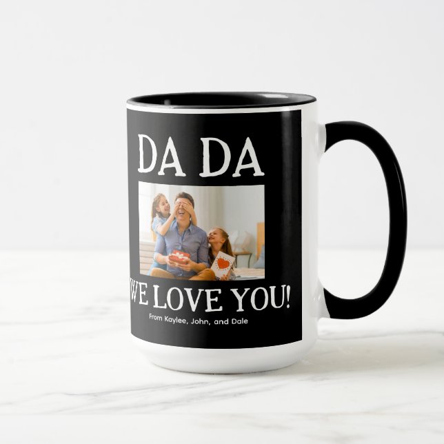 Taza Personalizado Personalizada del Día del Aniversari (Derecha)