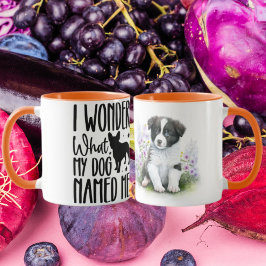 Taza Personalizado Personalizado Mascota Foto y cita de