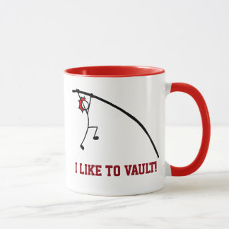 Taza Personalizado Pole Vault Red Me Gusta Vault