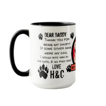 ¡PERSONALIZADO PUPPY DOG DADDY! QUERIDO CAFÉ masco