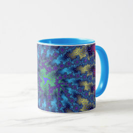 Taza Personalizado Rosa Seafoam Burst Coffee Mug