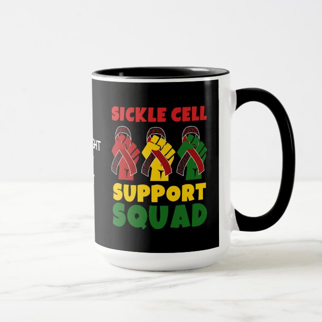 Taza Personalizado SQUAD DE APOYO DE CÉLULAS DE ENFERME (Derecha)