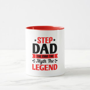Taza Personalizado Step Dad Combo Mug