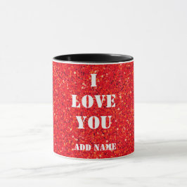 Taza Personalizado te amo mug